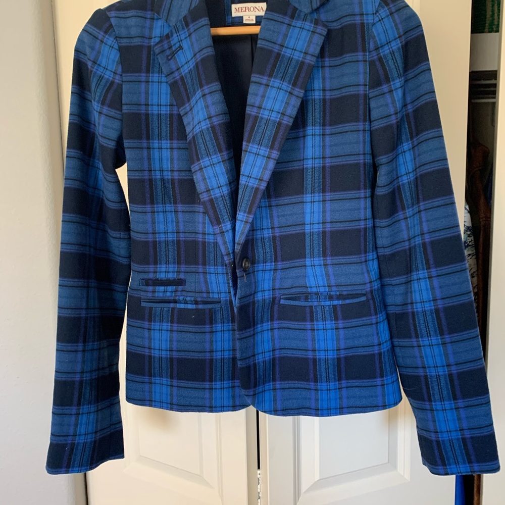 Merona plaid blazer